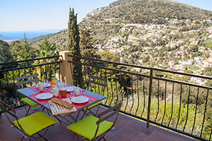 Appartement à La Turbie, Côte d'Azur, balcon avec vue